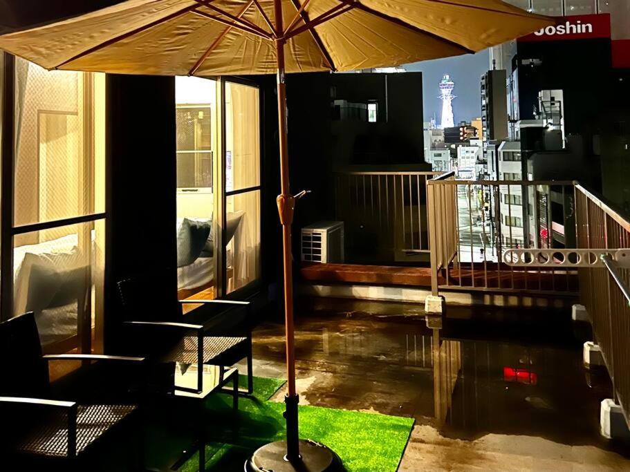 黒門市場 なんば徒歩10分 広々としたバルコニースペース 最大9名様 Osaka Ngoại thất bức ảnh